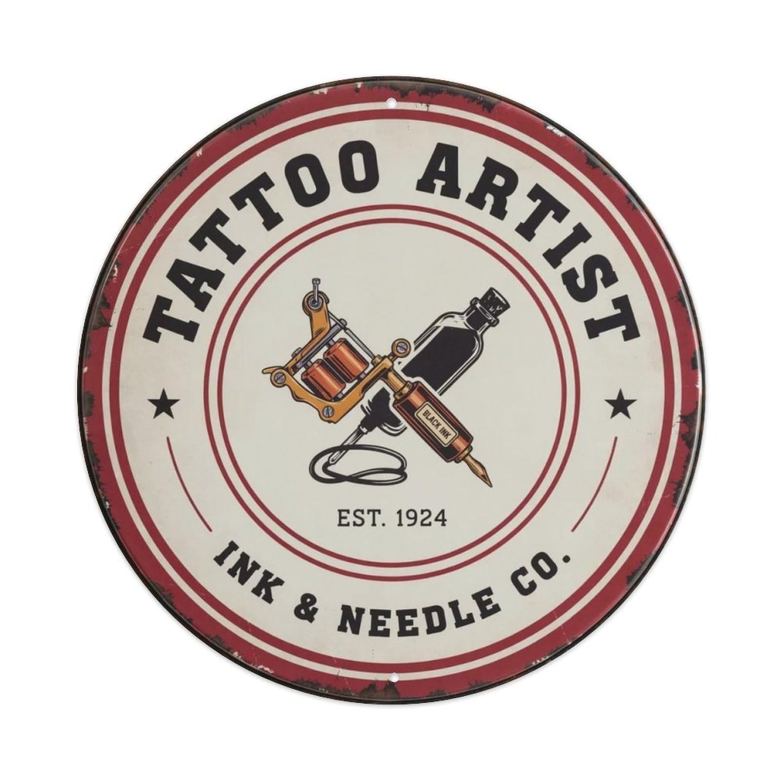 Tattoo Artist Metal Tin Sign Plaque