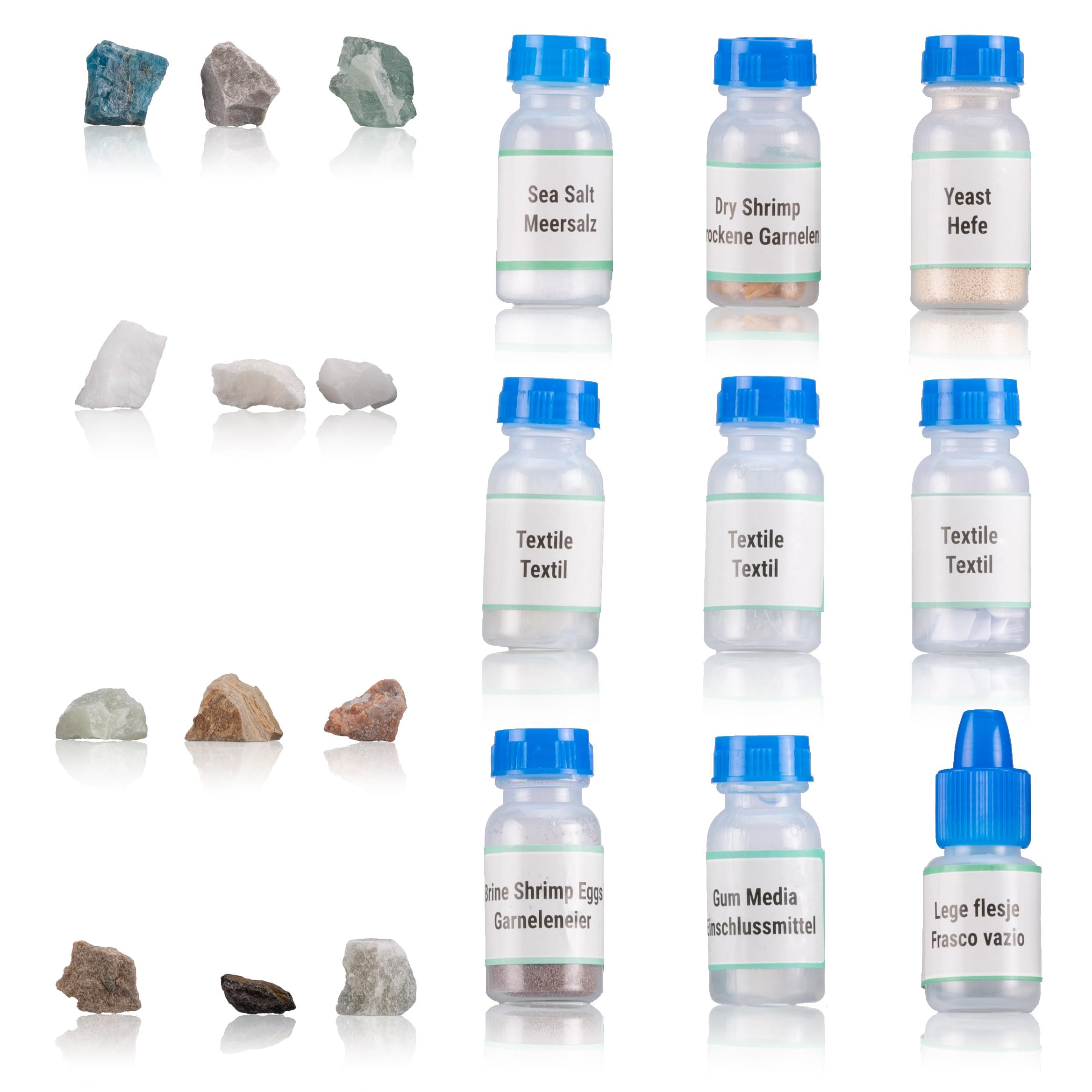 Bresser Microscopio 40-640x con Amplio Juego de experimentos y muestras Inteligentes con código QR, Blanco