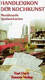 speisekarte  Handlexikon der Kochkunst, Bd.2, Menükunde, Speisenkarte