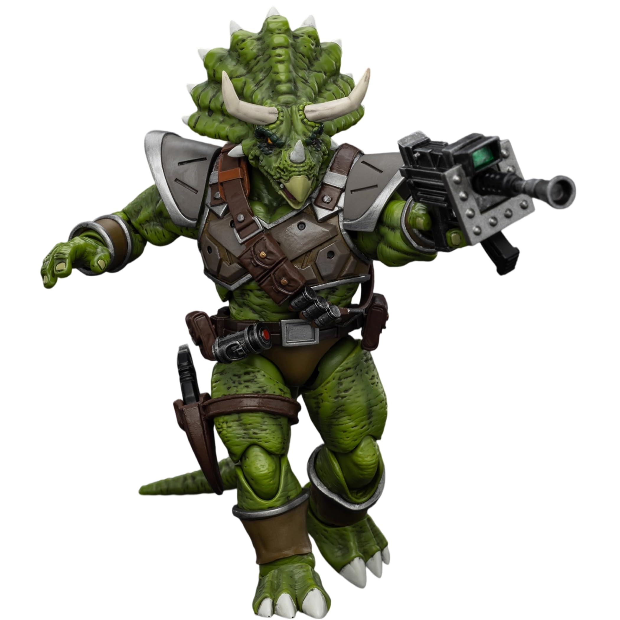 JOYTOY TMNT-Adjutant Zork 1/18 Action Figures Adjutant Zork Character Figure Detachable Weapons Poseable Joints 5.1Inch Collectible Model Birthday Gift Movie Collectors
