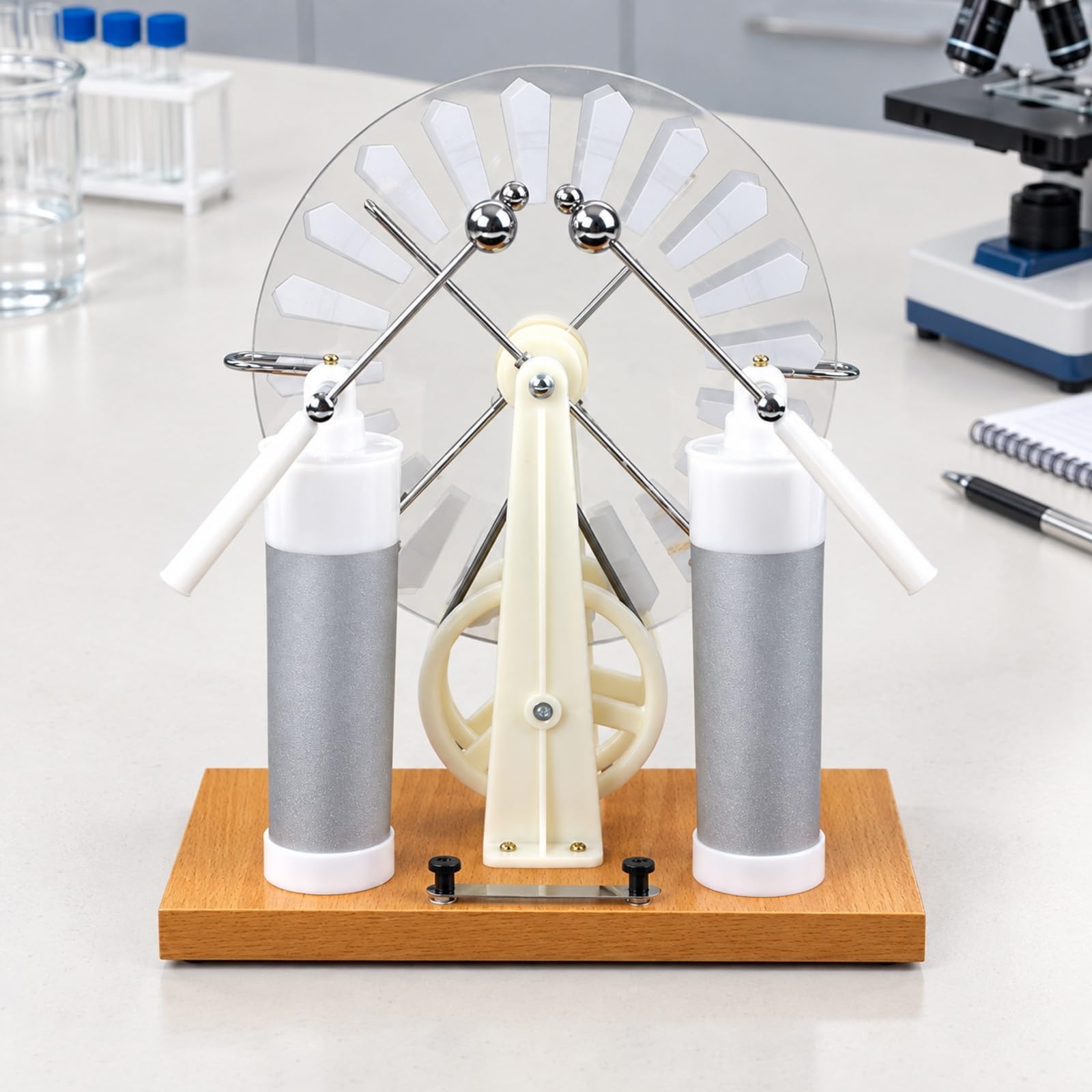 Generatore a Induzione Elettrostatica J23008 da Tavolo Generatore di Induzione Elettrostatica Pratico per Mostre Educative
