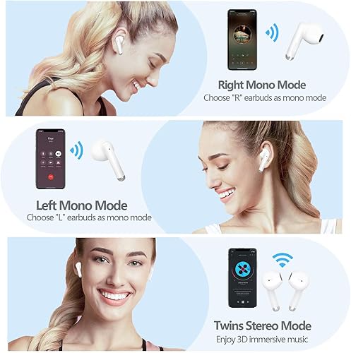 Miniatura 4 de Auriculares inalámbricos Airpods Pro (2 generación), auriculares Bluetooth con estuche de carga USB-C incluida, más de 20 horas de duración de la