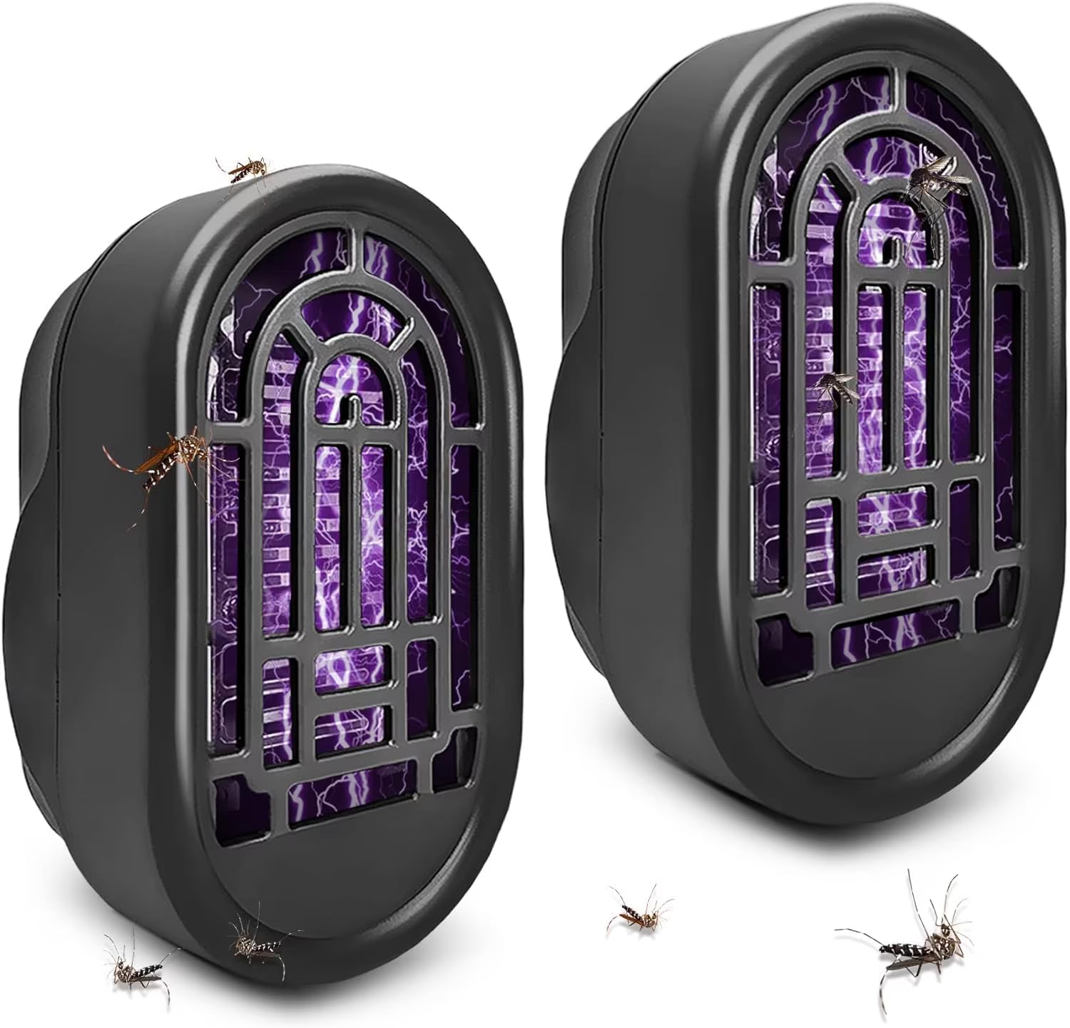 2 Pack Bug Zapper Indoor home use electronic fly light,portable mosquito, fruit flies, flying
