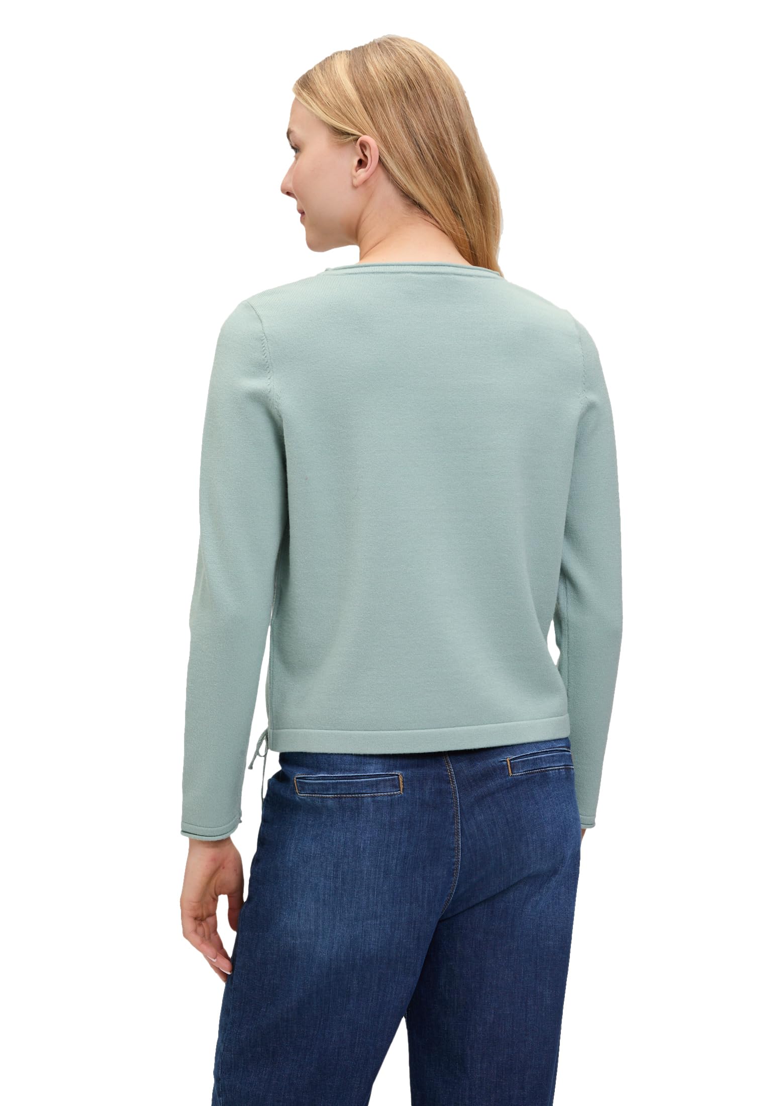 Cartoon Damen Strickpullover mit Rundhalsausschnitt
