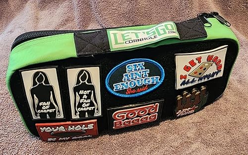 Miniatura 3 de Ventilador de alfombra PVC Glow Cornhole Patch