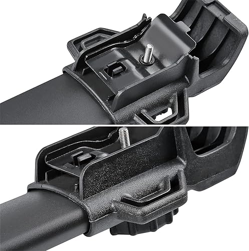 Miniatura 6 de Spec-D Tuning Barra de rieles laterales de aluminio de fábrica de plata compatible con Jeep Patriot 2007-2017