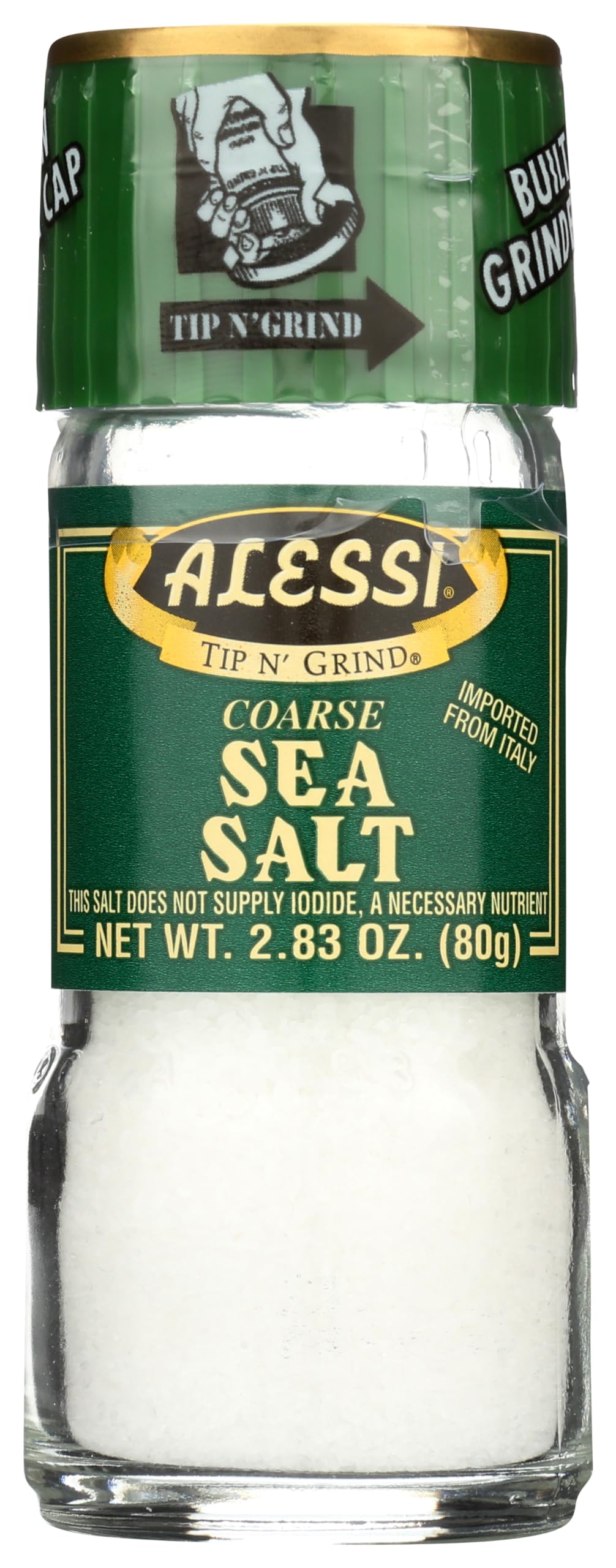 Alessi Grinder Sea Salt Course, 2.83 oz