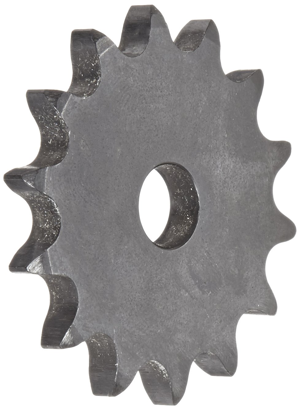 Martin Roller Chain Sprocket, Reboreable, Type A Hub, Single Strand, 40 Chain Size, 0.5" Pitch, 14 Teeth, 0.5" Bore Dia., 2.49" OD, 0.284" Width