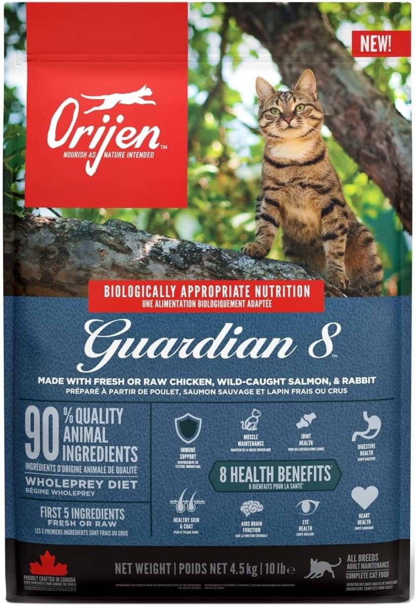 Orijen Guardian8 Yetişkin Kediler için Kedi Maması 4.5 kg
