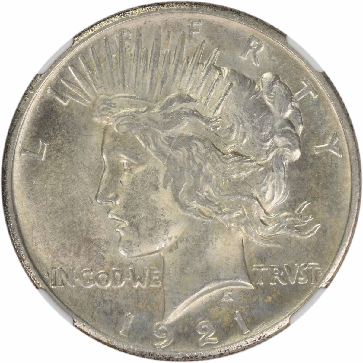 1921 P Peace Dollar NGC MS63
