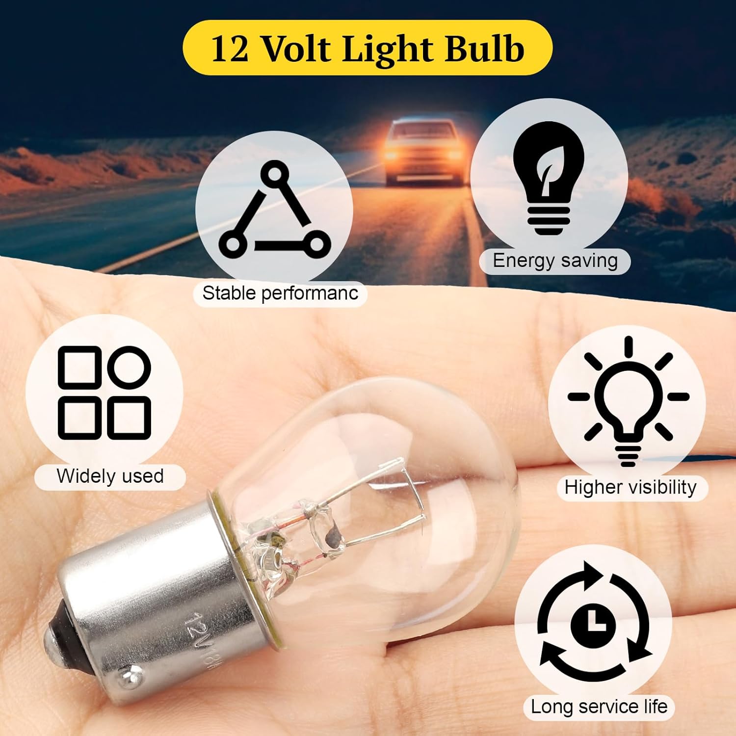 OJP 10個 1141 S8 低電圧ランドスケープライト電球 12V 18W BA15s バヨネット ランドスケープライト&amp