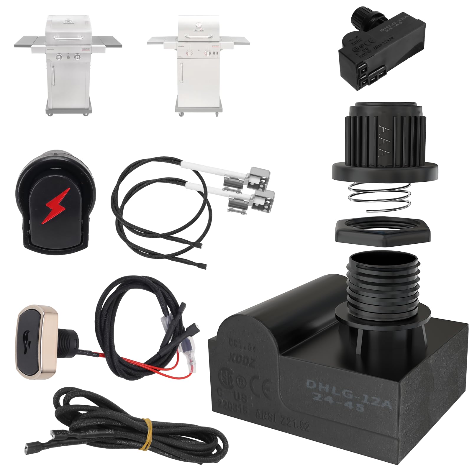 Amazon.com : DHLG-12 Grill Igniter Kit G511-0055-W1 for Charbroil