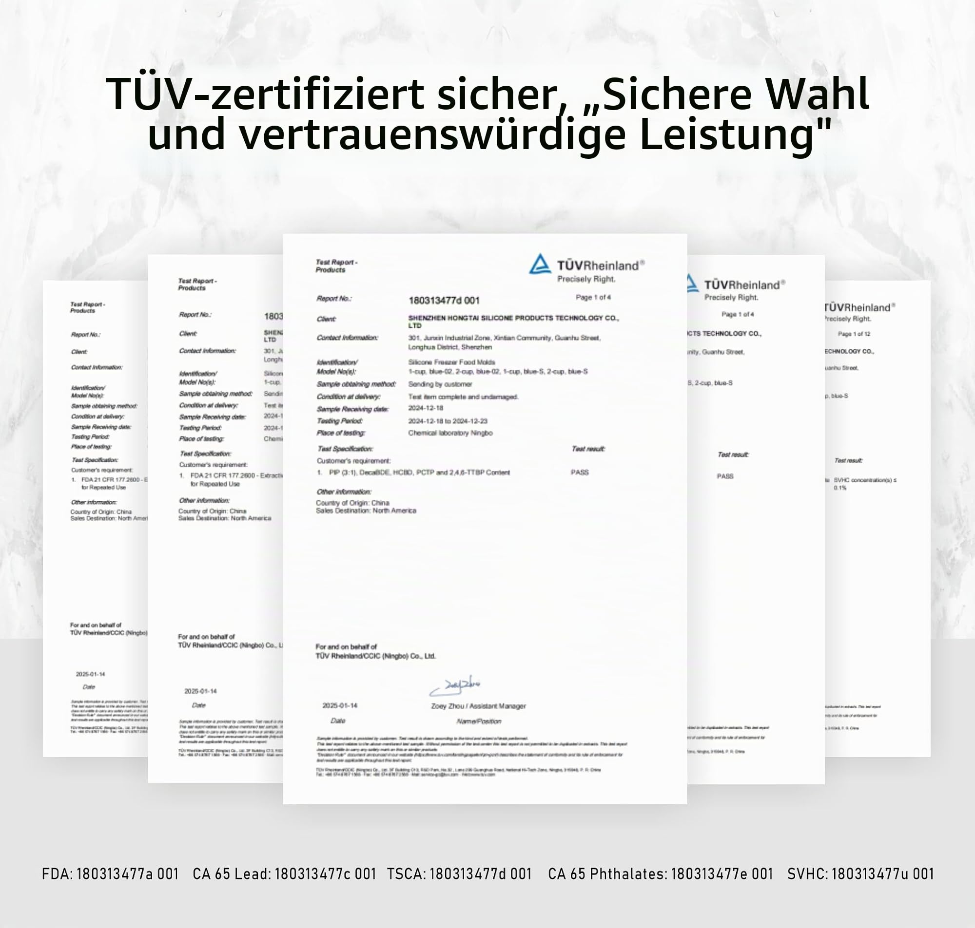 ZIP STANDING Silikon-Gefrierschalen mit Deckel, 4 Stück, mit 1 Tasse und 2 Tassen, Silikon-Gefrierformen zum Einfrieren von Suppen, Saucen und individuellen Mikrowellengeeignet