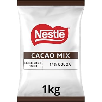 NESTLE Cacao Mix cocoa-containing beverage powder for vending machines Pack of 1 1 x 1 kg bag