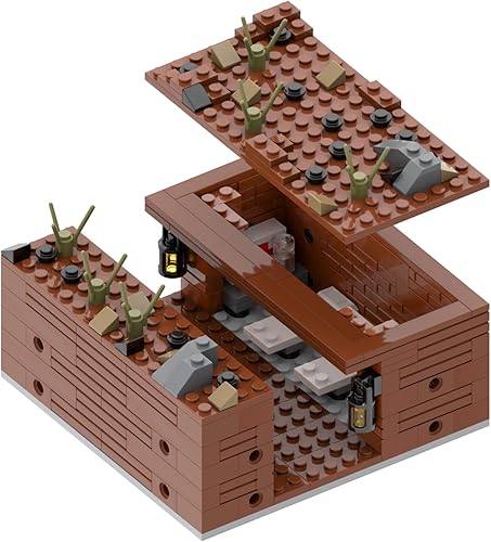 MOOXI WW2 Medical Point - Juego de bloques de construcción militares (237 piezas). Adecuado para creaciones de bloques militares de niños.