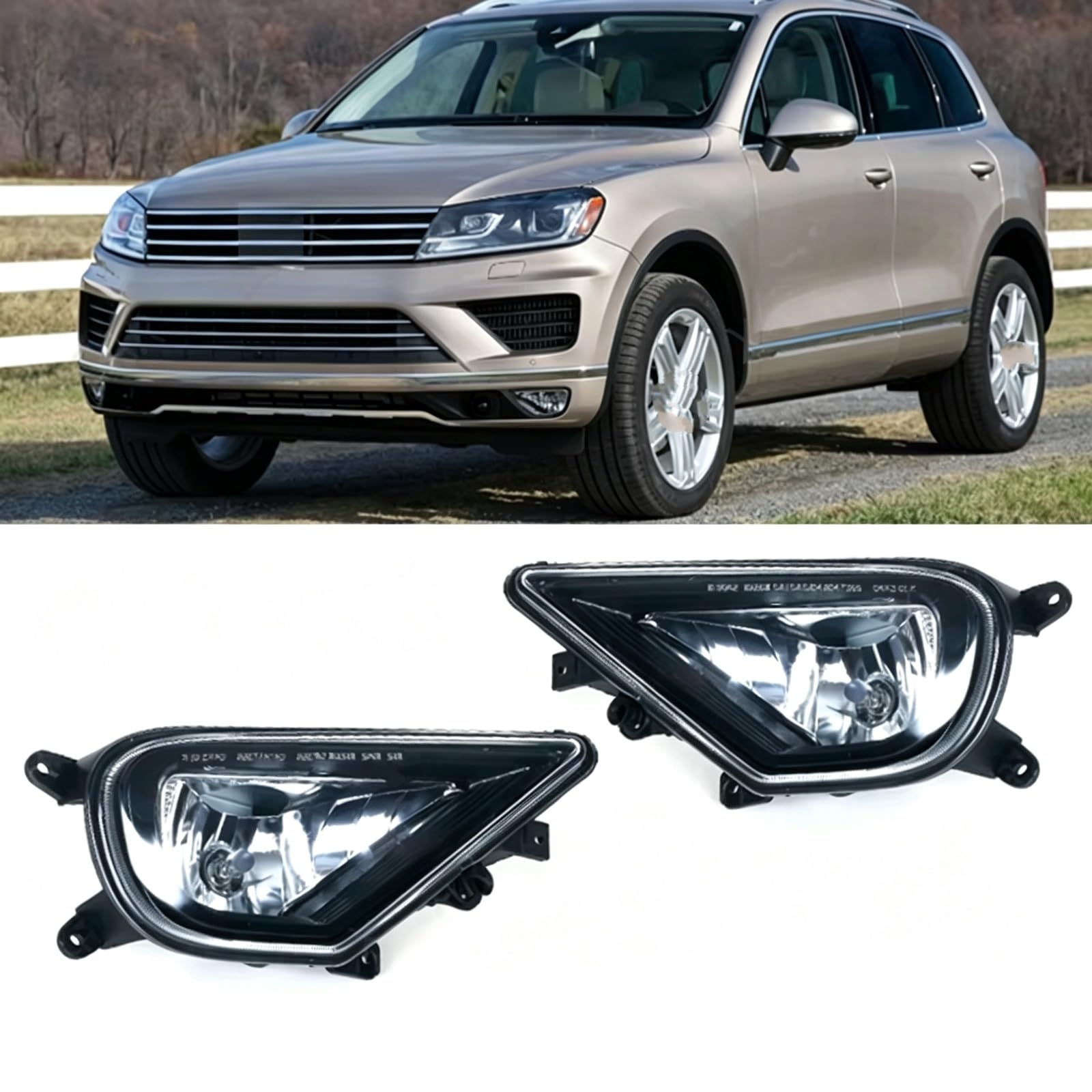 Fendinebbia Per Auto Per Per Touareg 2016 2017 2018 Fendinebbia Anteriore | Lampada fendinebbia paraurti anteriore con lampadina 7P6941699G 7P6941700G 7P6941699G