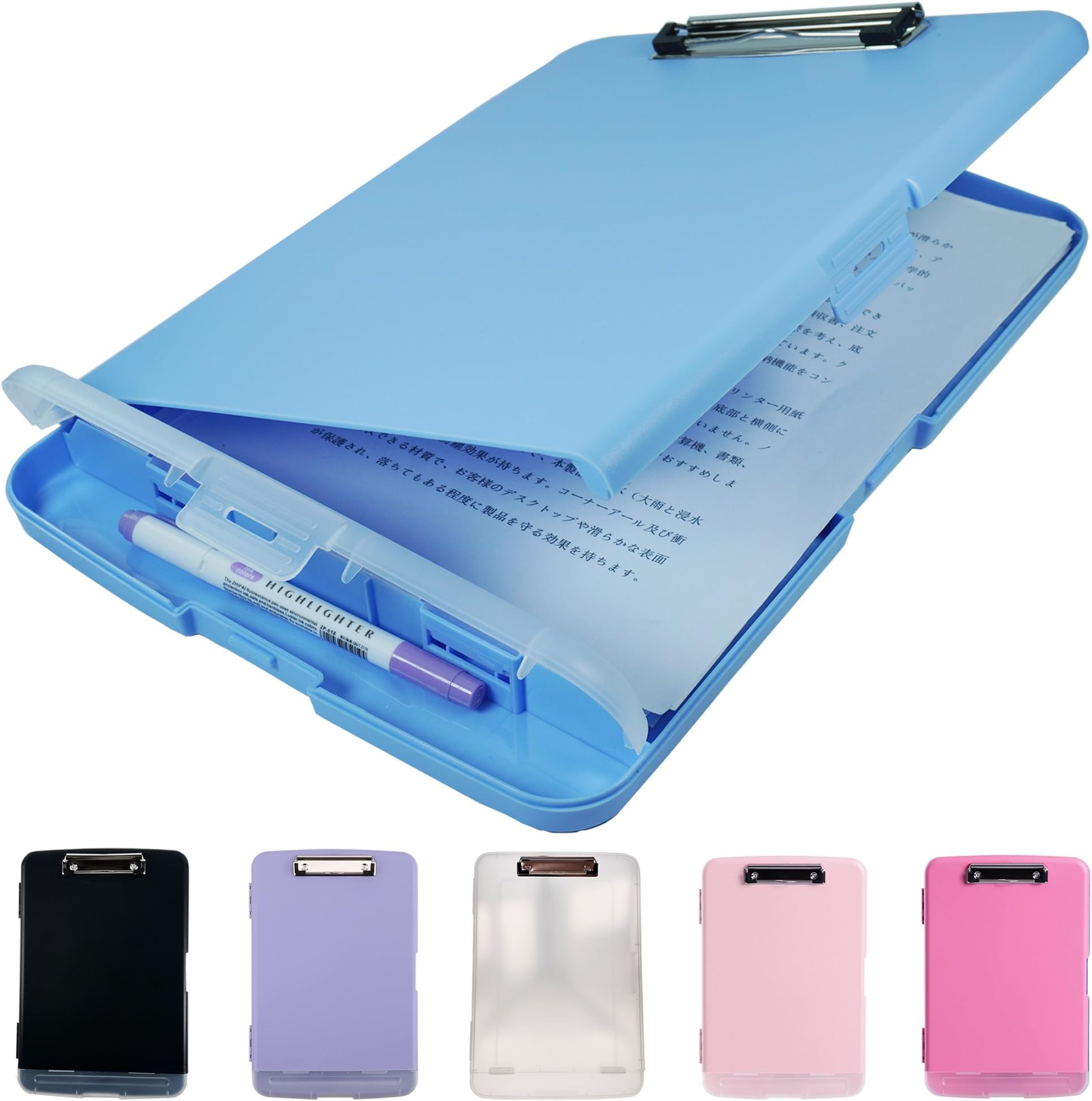 - Clipboard Folder A4 File Board Loose Leaf Binder A4 Double Fold Clipboard Meeting Pad Clip File Drawing Board Memo Pad Document Case Storage Divider Double Fold Portable Convenient Foldable