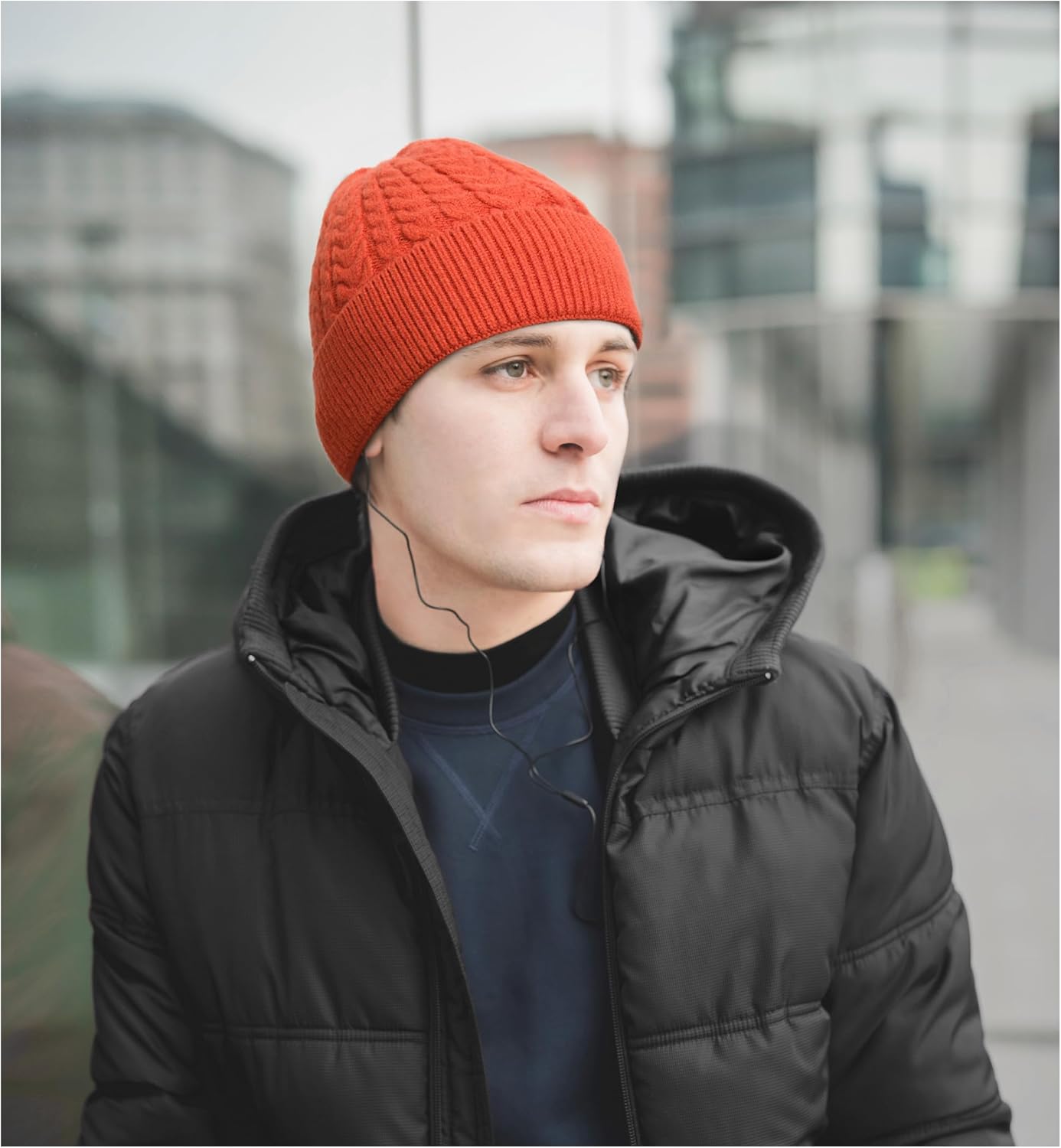 HiRui Knit Beanie Hats for Men Women Winter Hats Skull Caps Warm Classic Slouchy - Image 6