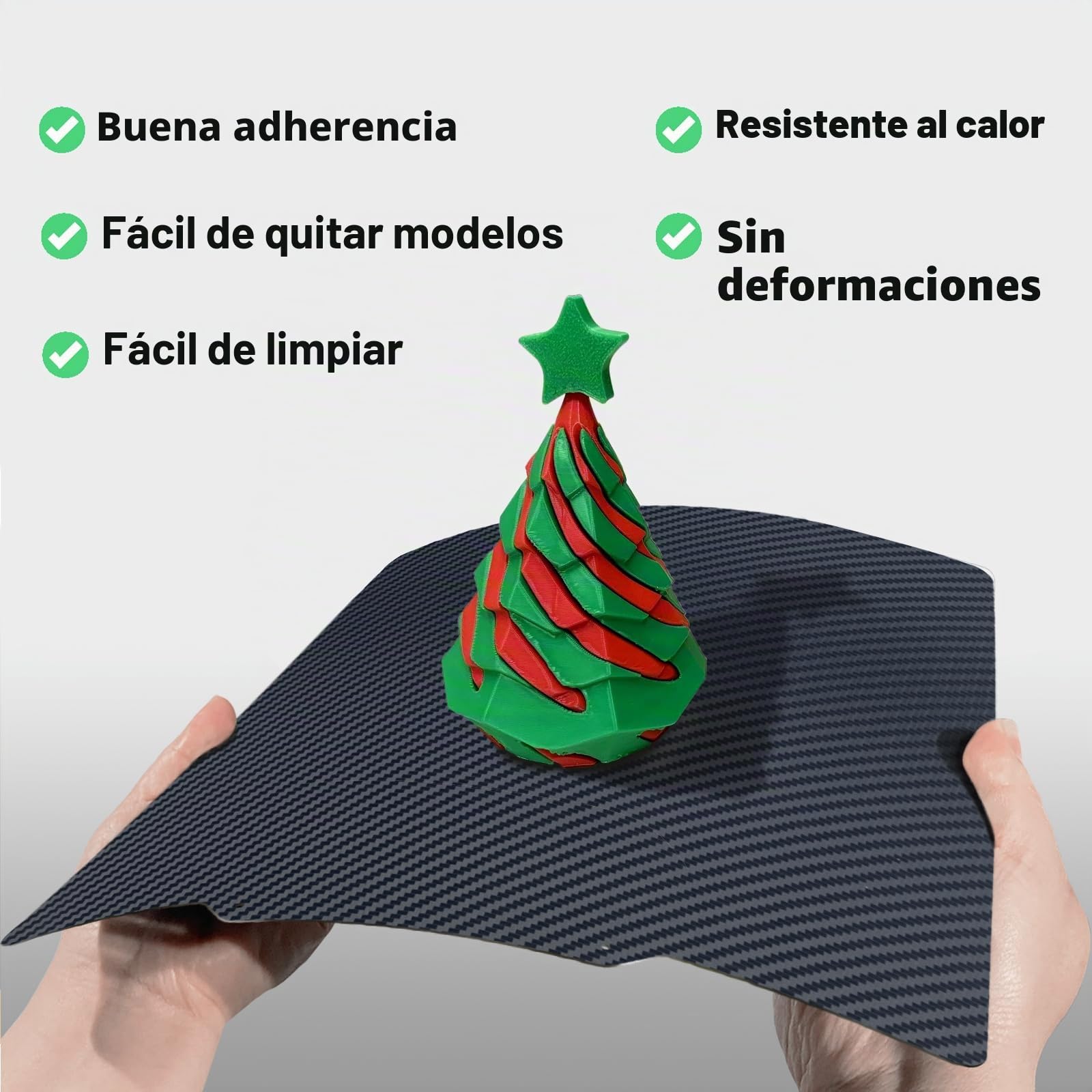 Plataforma de impresora 3D PEO+PET 235 x 235 mm para Ender 3/Ender 3 Pro/Ender 3 V2/Neptune 3 Pro/4/Sovol SV05, No Magnetic Base