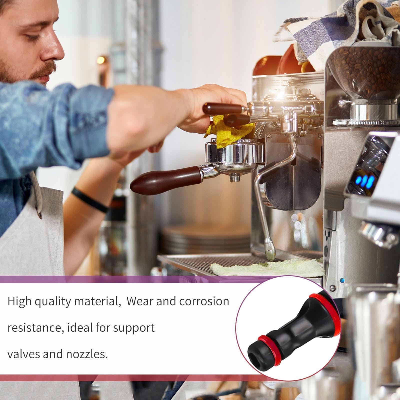 Junta Tórica de Silicona 45 Piezas para Válvulas de Vapor, Anillo de Sellado de Máquina de Café