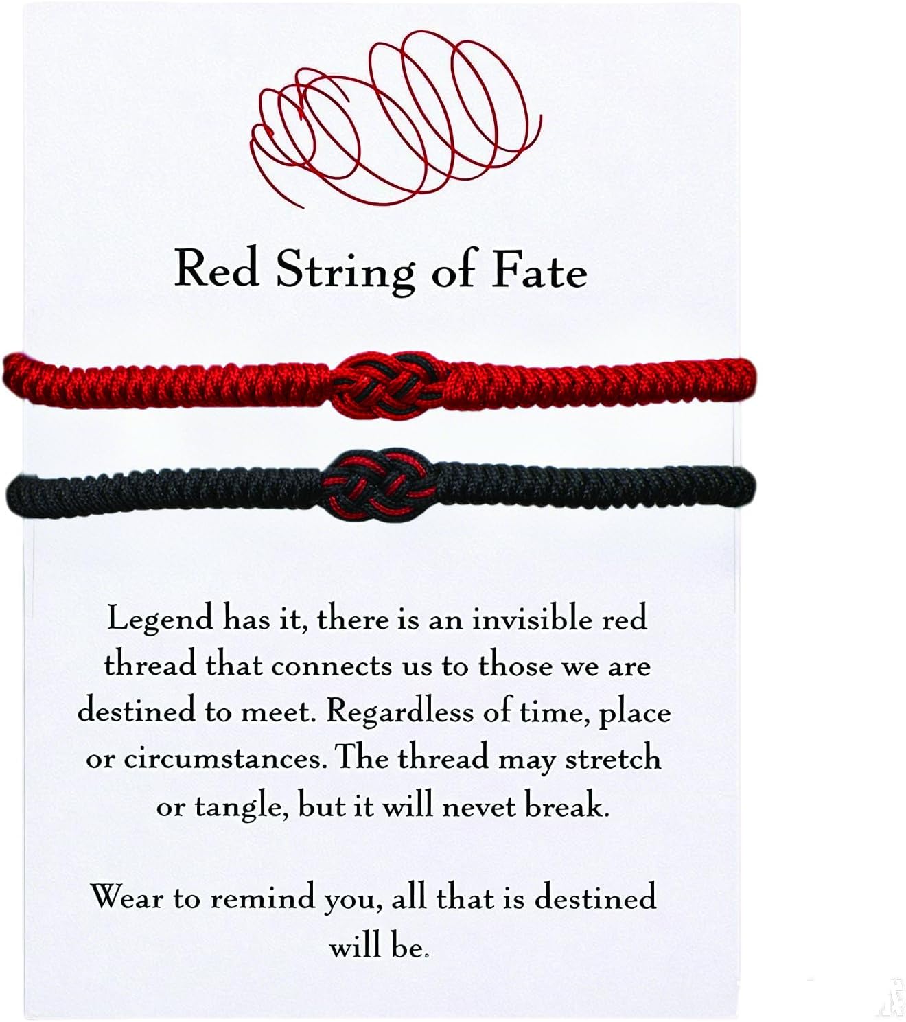 Red String Bracelets Couples Gifts for Boyfriend and Girlfriend Handmade Red String of Fate Bracelets Kabbalah Protection Good Luck Simple Matching Bracelets for Lover Women Men