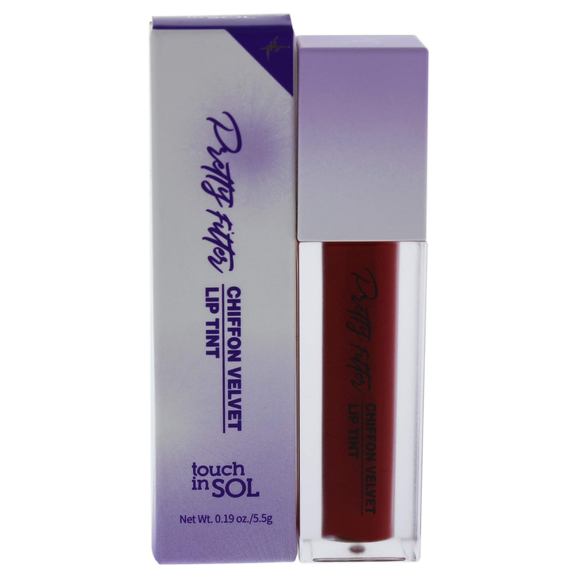 TOUCH IN SOL TOUCH IN SOL, Korea. Hydrating Cream Lip Liquid. Long Lasting Satin To Semi-Matte Lipstick. Non Drying, Lightweight, Buildable Coverage. -Pretty Filter Chiffon #9