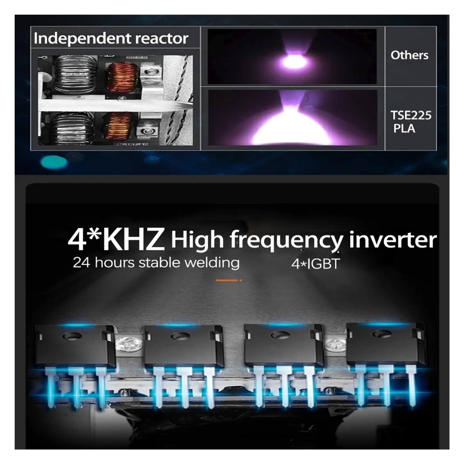 Taglierina al plasma, Saldatrice TIG in alluminio AC/DC Pulse 5 in 1 inverter semiautomatica senza gas