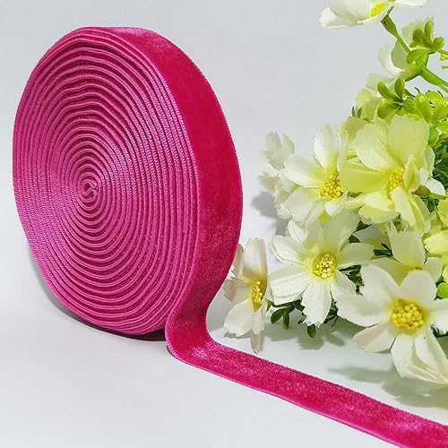 Miniatura 154 de Cinta de terciopelo para decoración, manualidades, bricolaje y caja de regalo, para bodas, Navidad y el Día de San Valentín