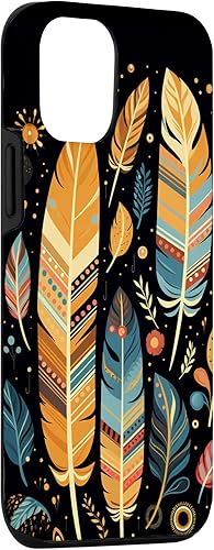 Miniatura 3 de Funda negra para iPhone 13, estilo vintage, estilo bohemio, sureño, occidental, nativo americano