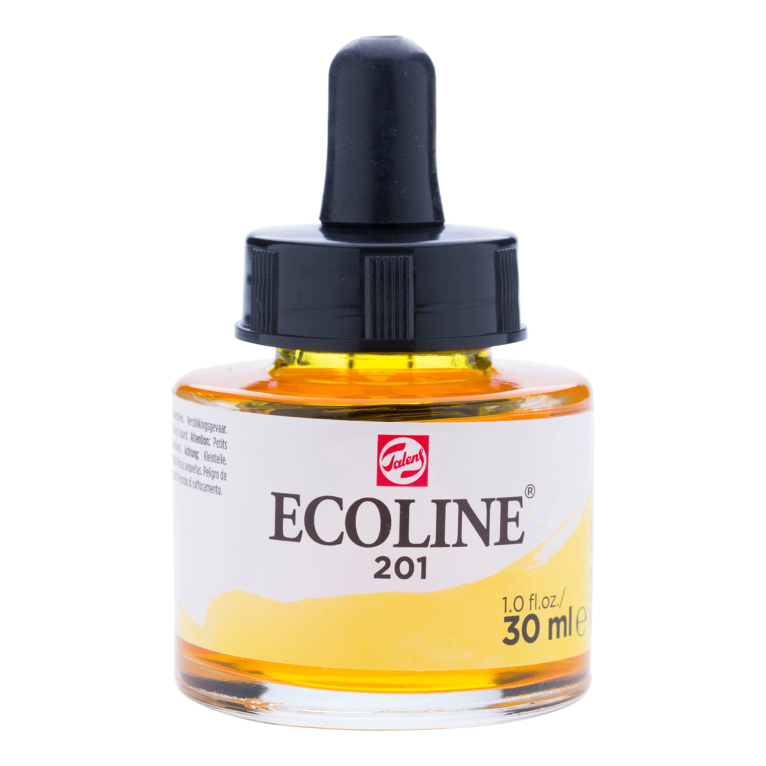 Ecoline Liquid Watercolour Bottle 30 ml Light yellow 201 (11252011) — image 1