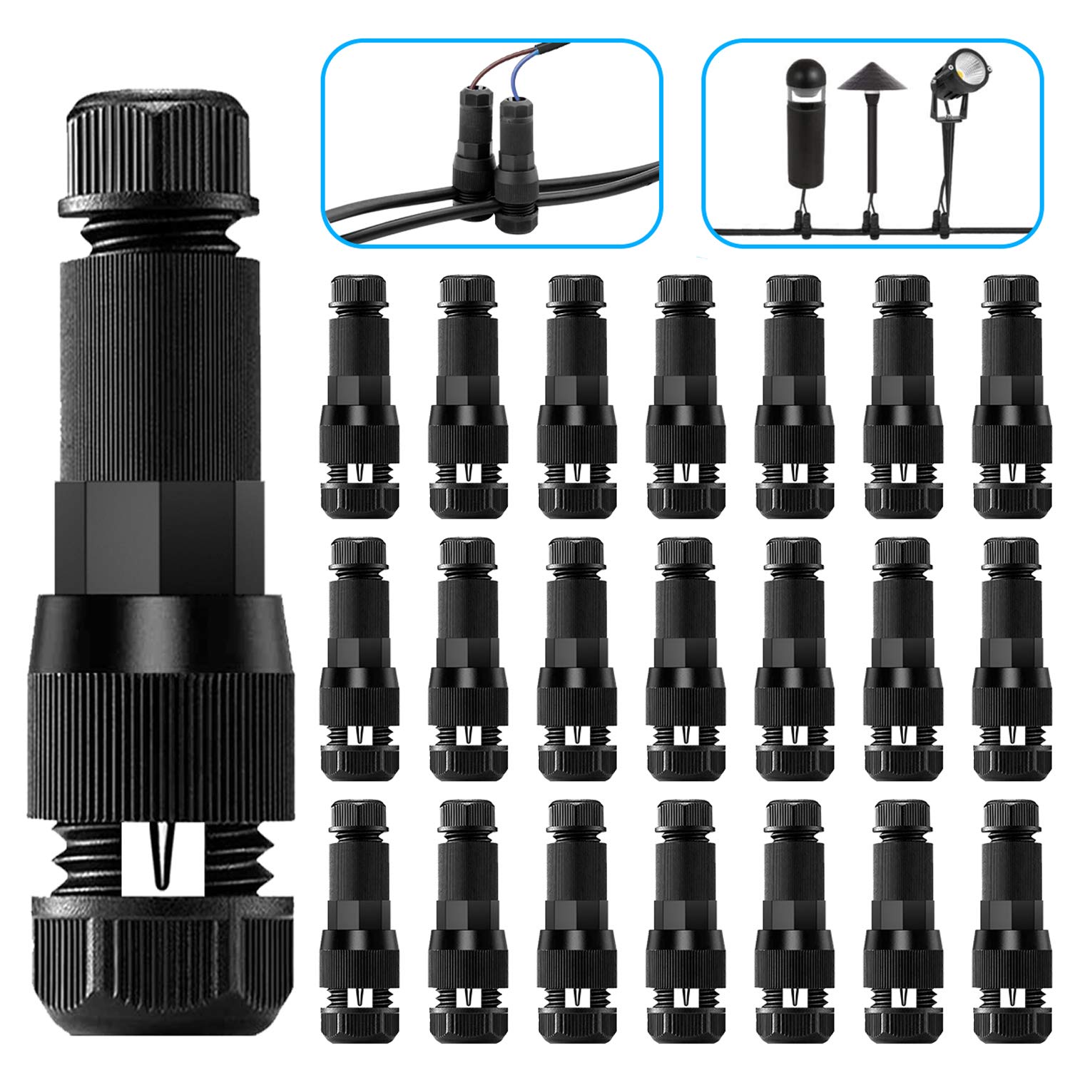 Buy iCreating 22Pack Low Voltage Waterproof Replacement Landscape Light