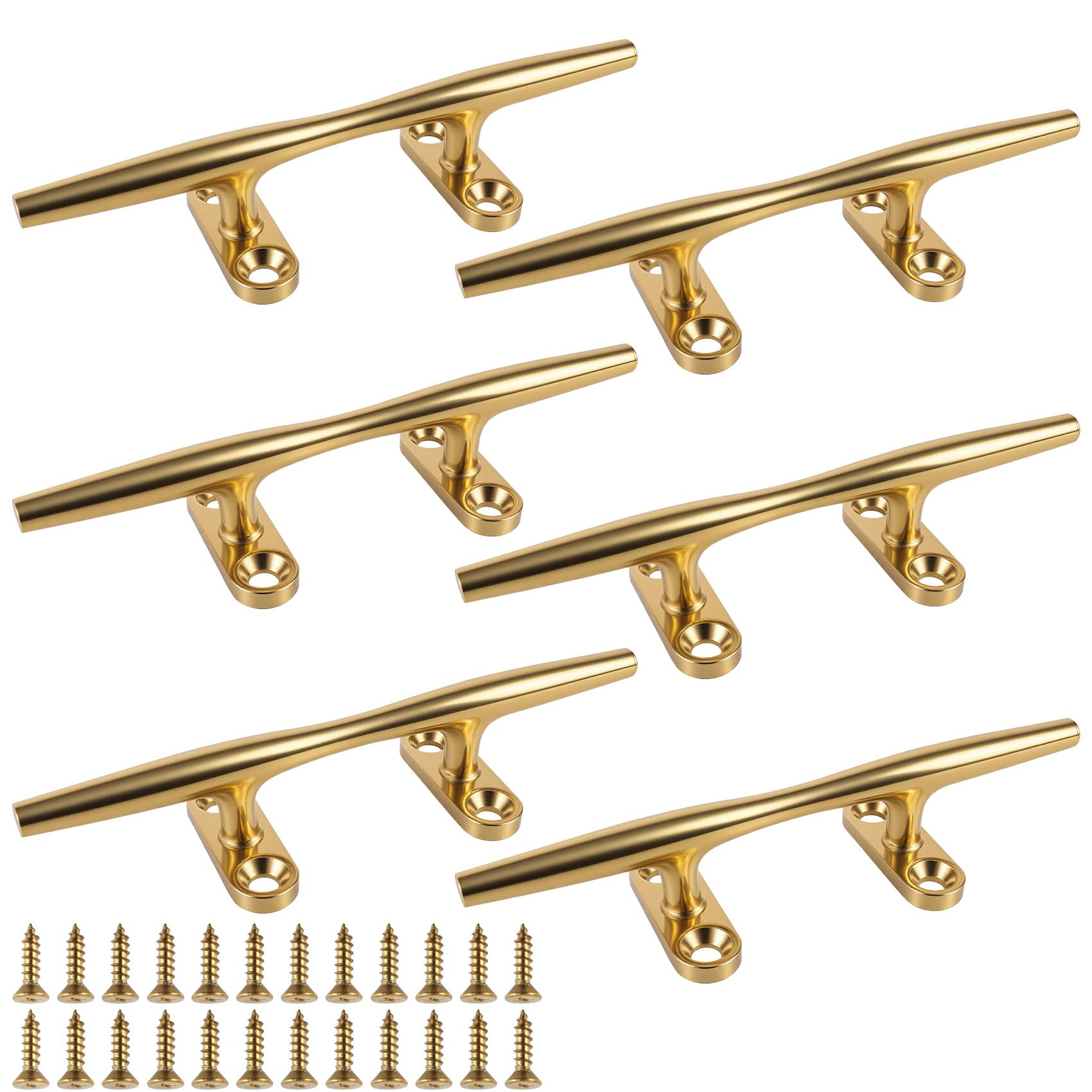VEITHI Lot de 1,2/5/15,2 cm – Crampons en acier inoxydable 316 pour bateau, terrasse, décoration nautique (lot de 1, 2, 4, 6, 8)