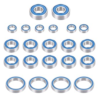 22pcs Sealed Bearing Upgrade Kit for Arrma 6S Infraction Limitless Felony Kraton BLX Talion Typhon Senton Mojave Big Rock 6S
