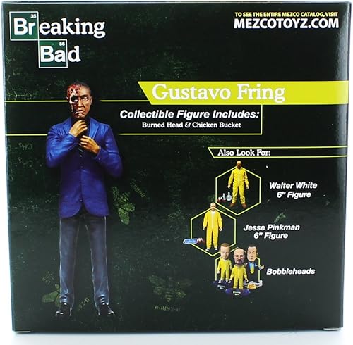 Miniatura 4 de Mezco Breaking Bad Gus Fring Burned Face Figura de acción - Entertainment Earth Exclusivo
