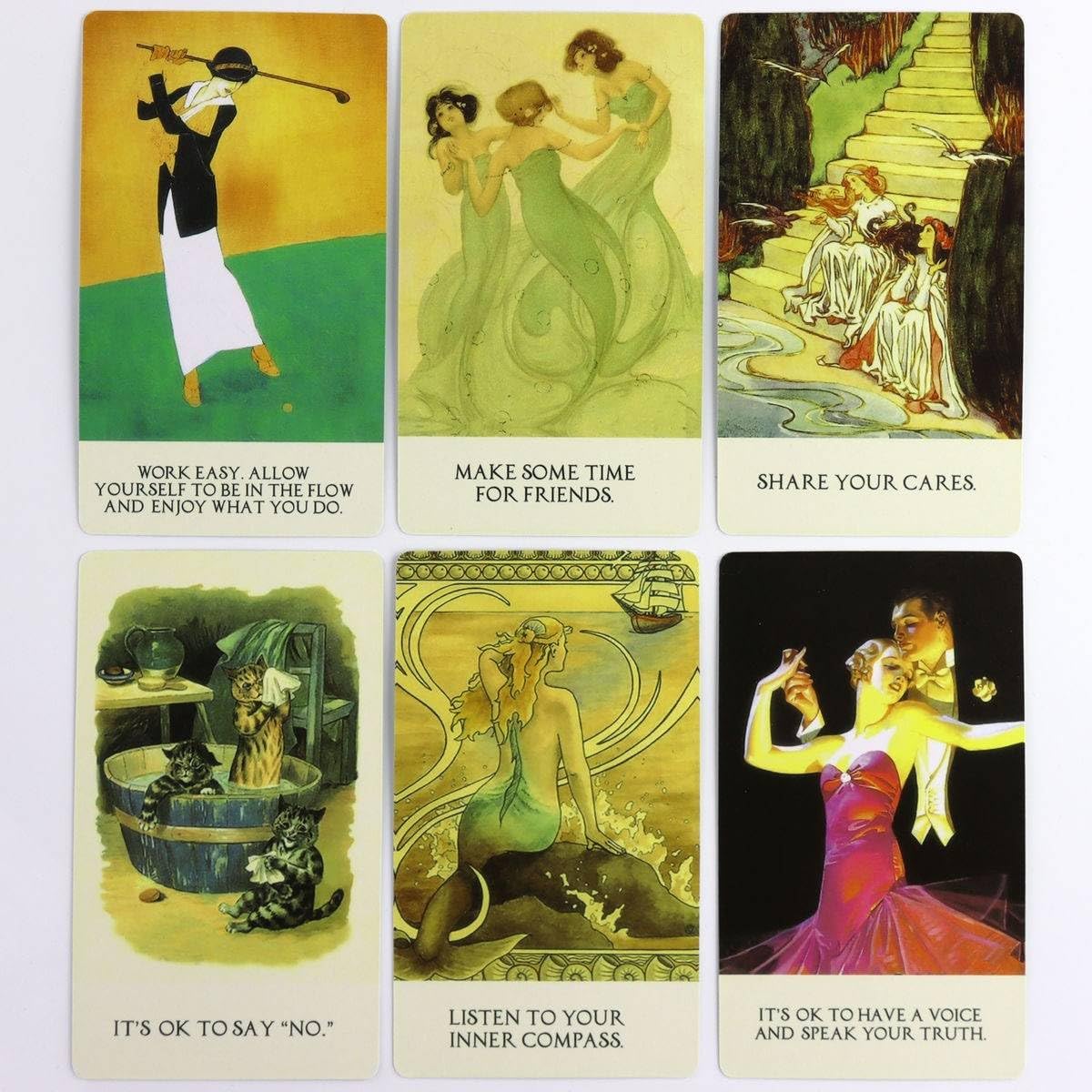 Amazon | 10.3*6 センチメートルエンチャンテッドアートオラクルカード