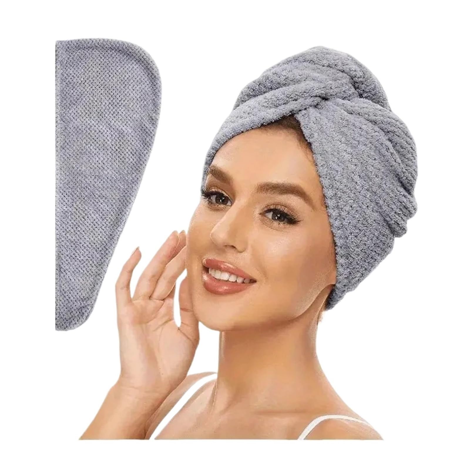 Bonnet de séchage pour cheveux crépus ou abîmés | Douceur et soin absolu