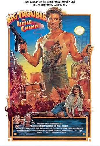 Big Trouble In Little China - Póster de película (estilo regular) (Tamaño: 24 x 36 pulgadas)