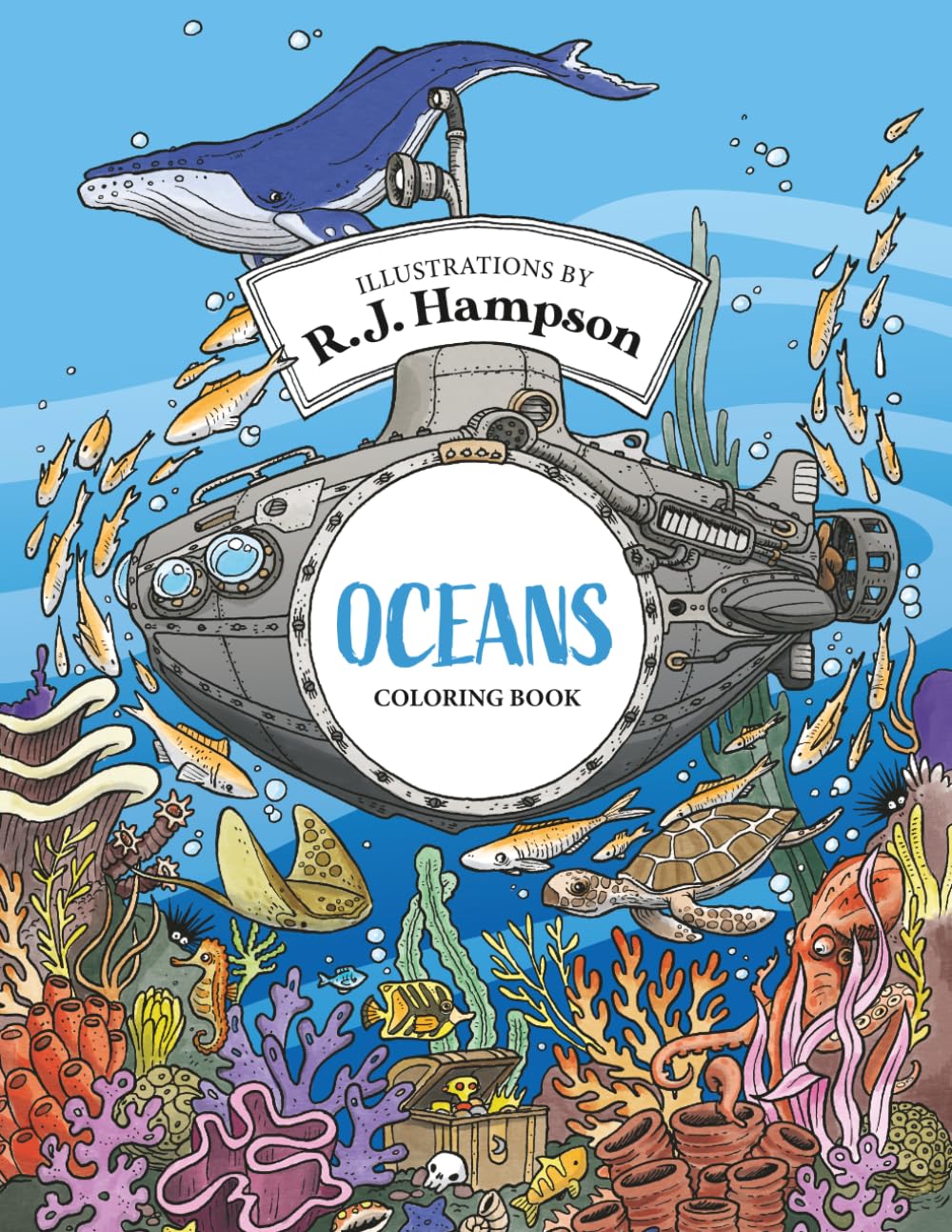 Oceans Coloring Book (R.J. Hampson Signature Books)