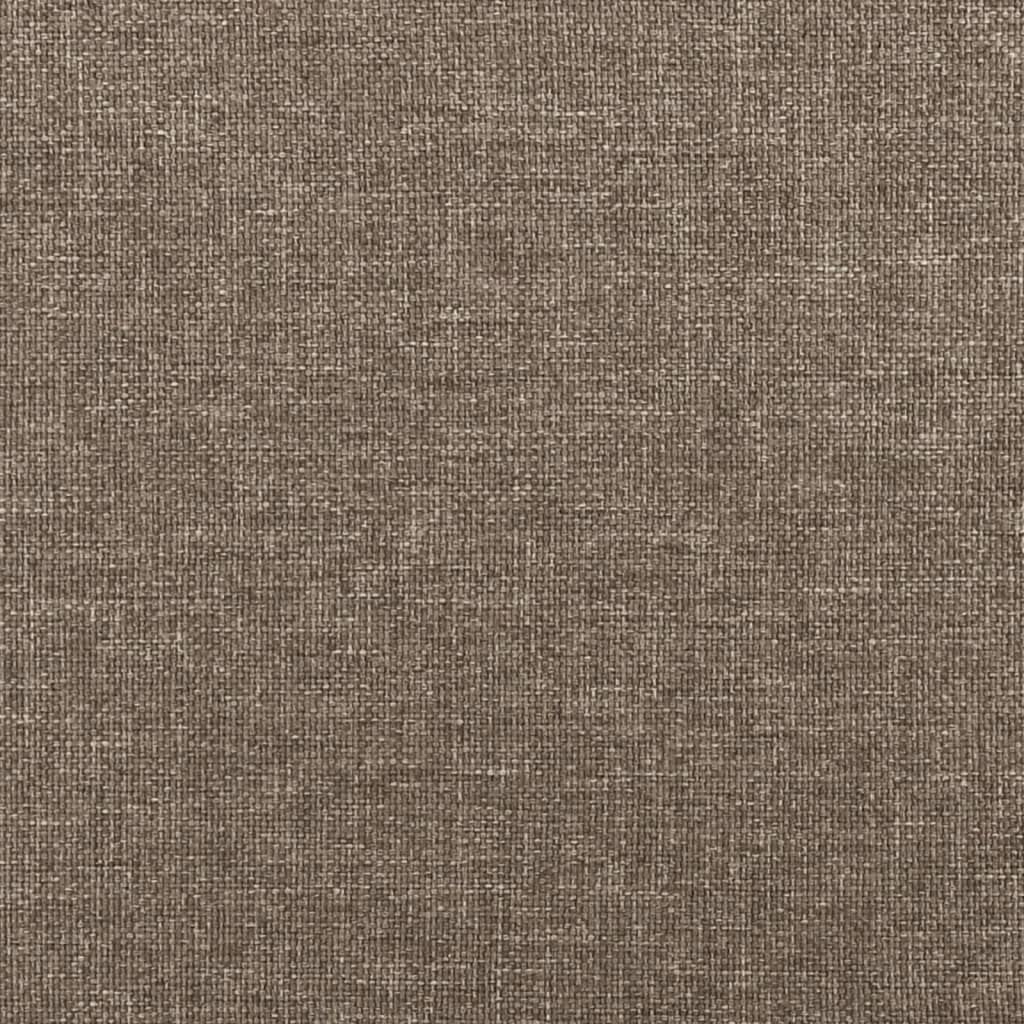 Zagłówek z uszami w kolorze szarobrązowym (taupe), 183 x 16 x 78/88 cm, z regulacją wysokości, wytrzymałe drewno, oddychające obicie, panel tapicerowany do sypialni, wygodne oparcie i