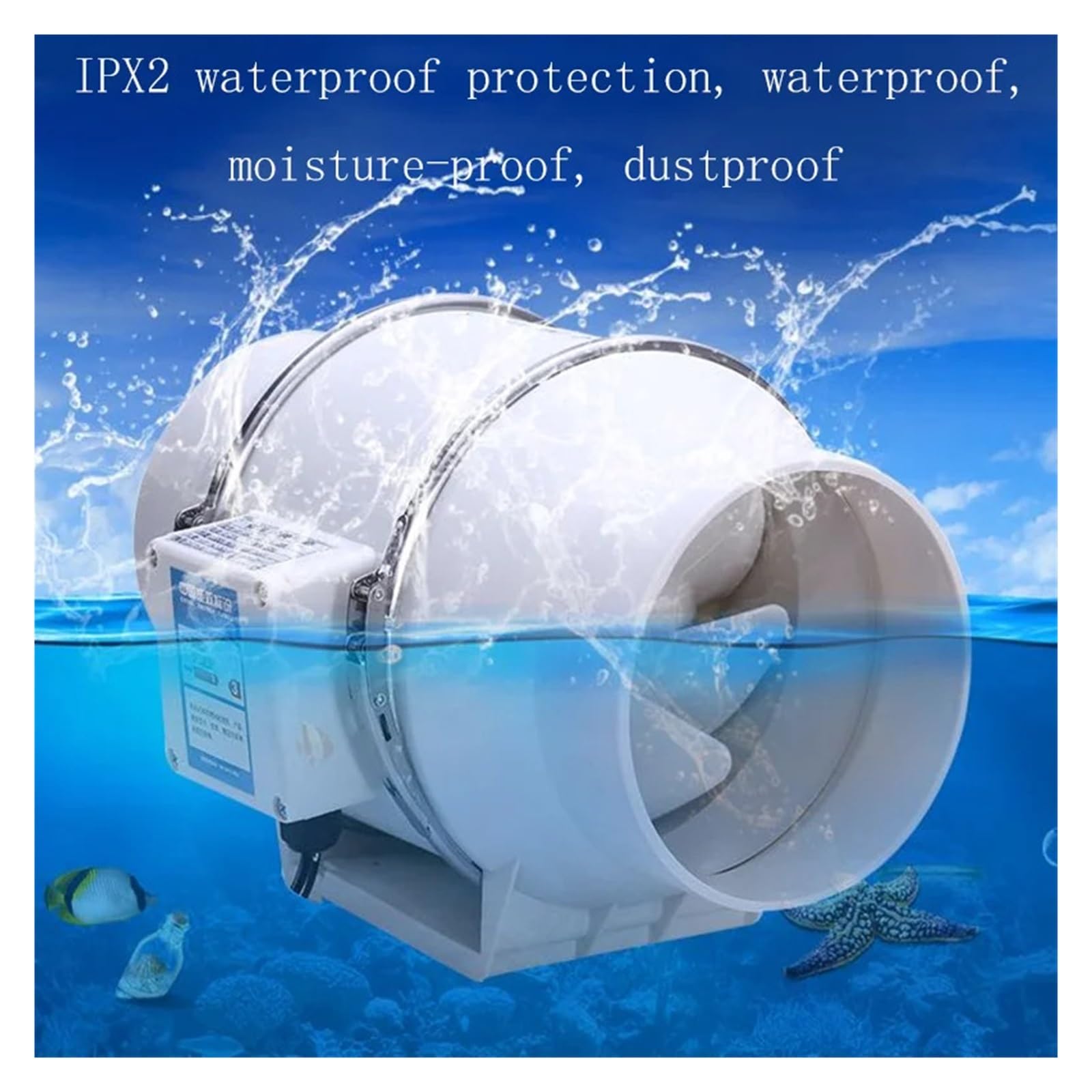 4-calowy Wentylator Wyciągowy Niski Poziom Hałasu Inline Kanałowy Hydroponiczna Dmuchawa Powietrza Do Domu Łazienka Grow Room Vent Wentylacyjny,Wentylacja