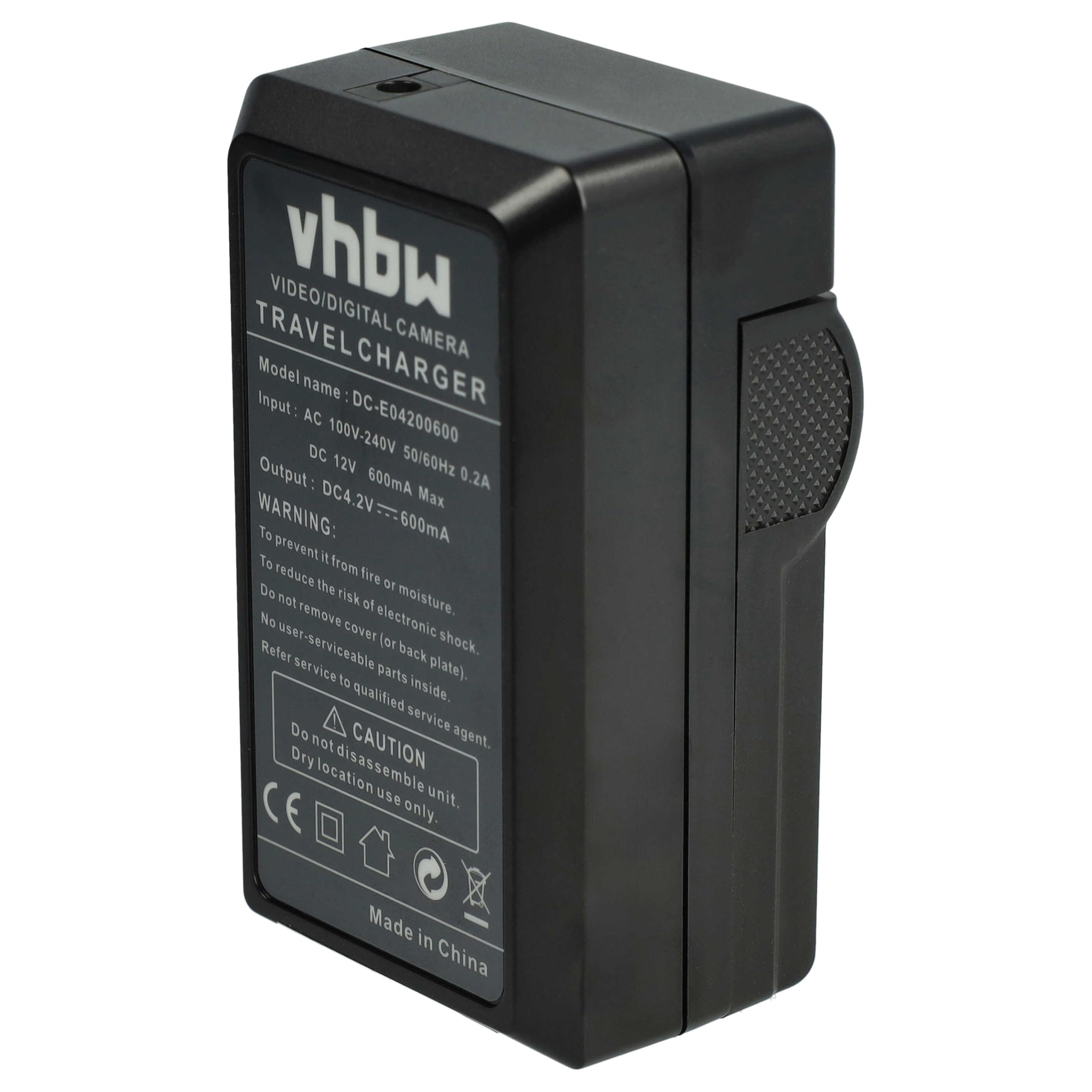 Vhbw Chargeur Compatible Leica V-Lux 40, 30, 20 + Adaptateur Voiture - Avec Témoin De Charge