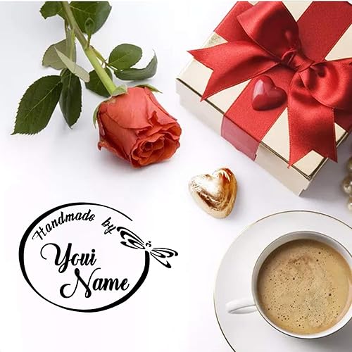 Miniatura 7 de Sellos personalizados personalizados  Sello hecho a mano redondo 1-58 pulgadas de diámetro