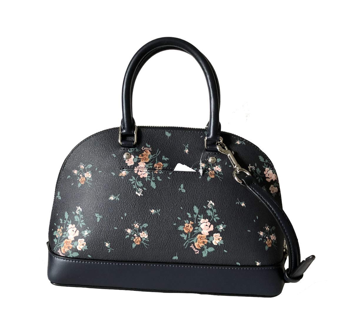 Coach Mini Sierra Satchel With Rose Bouquet Print 91430