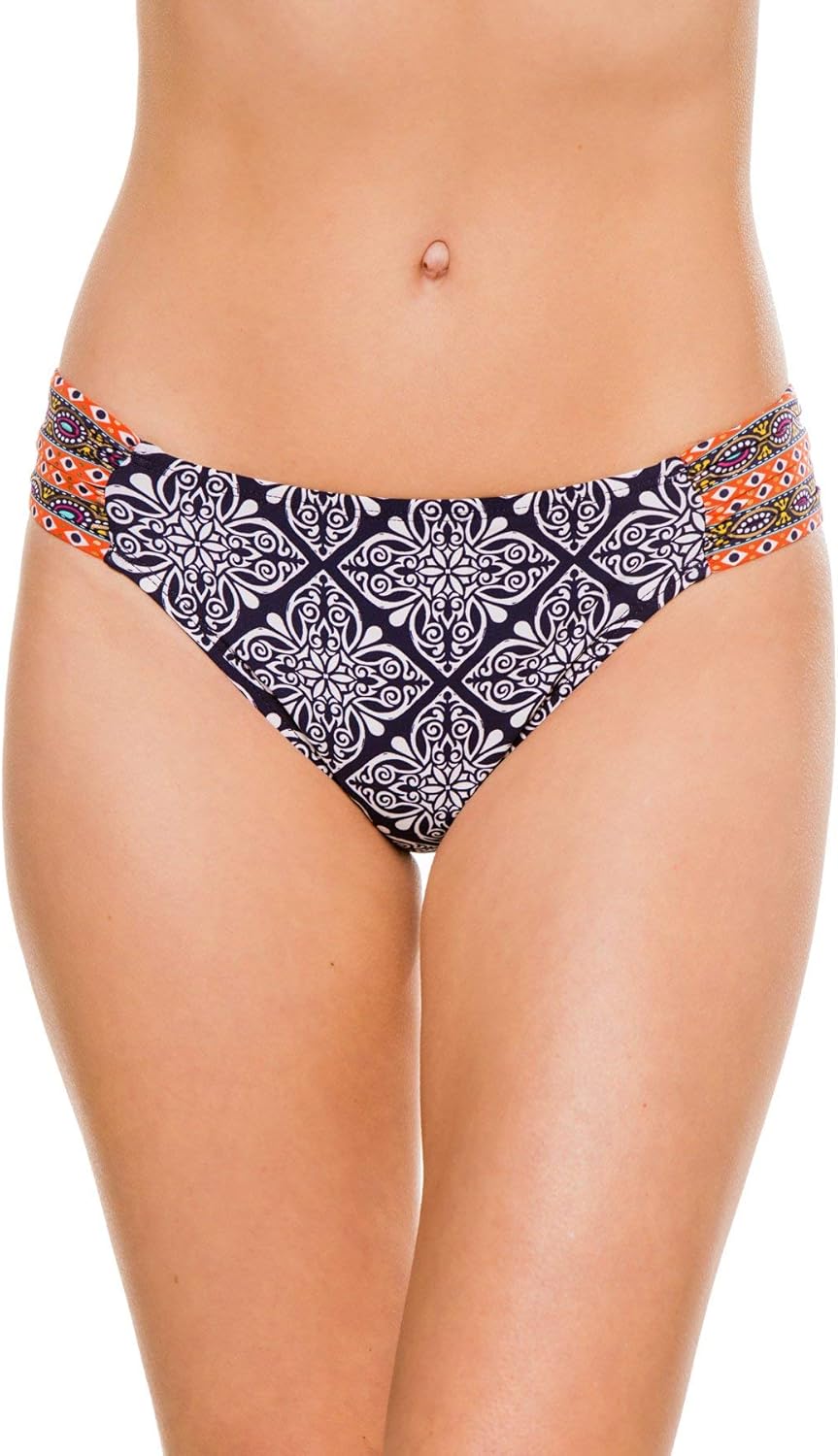 La Blanca Womens Side Shirred Hipster Swimsuit Bottom