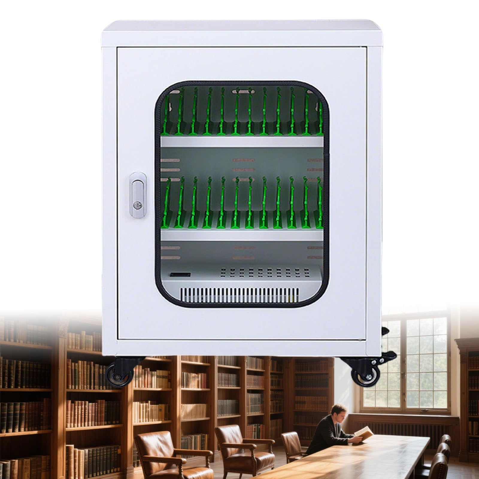 Station de charge pour écoles et entreprises armoire téléphone 60 slots sécurisée