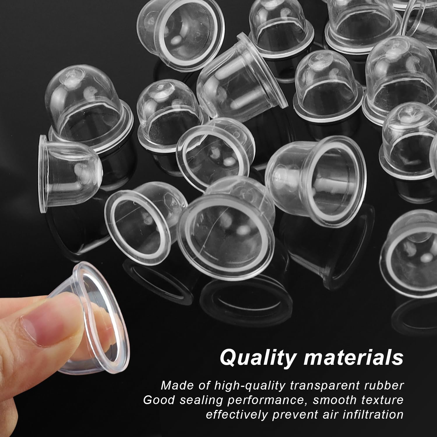 Lot De 10 Pompes à Carburant Transparentes - Pour Carburateurs De Tronçonneuse, Débroussailleuse Et Outils De Jardin