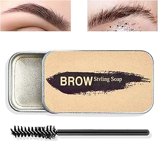 Eyebrow Soap Kit,Brows Styling Soap,Brow Wax,Long Lasting & Waterproof Eyebrow Styling Pomade for Natural Brows,Feathery Brows Makeup Balm