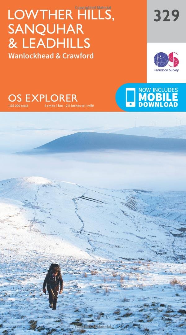 Lowther Hills, Sanquhar and Leadhills by Ordnance Survey (Sheet map, folded)