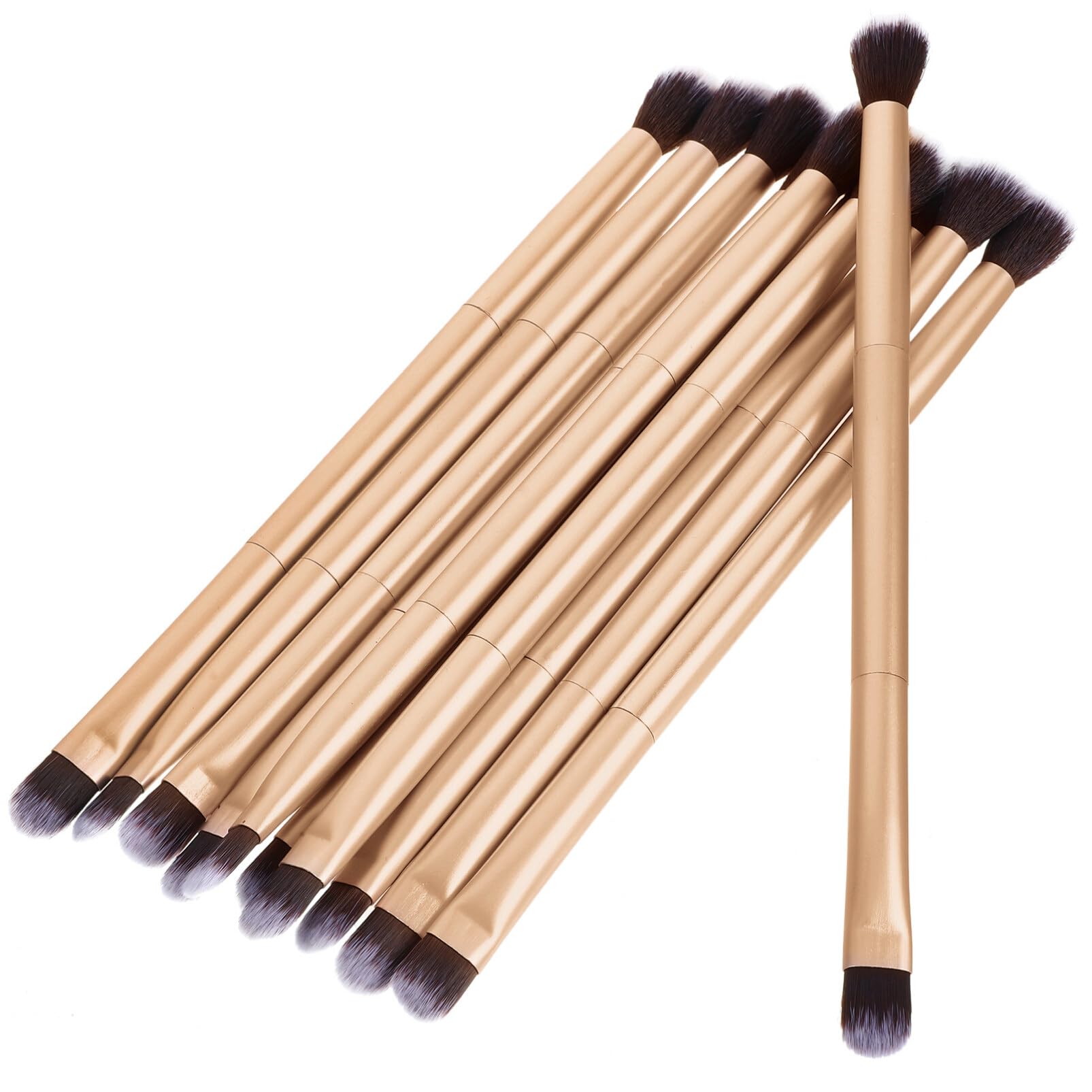 Baluue 20pcs Eyeshadow Brushes Double-headed Makeup Brush Cosmetic Brush Blending Brush