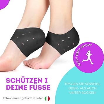 ROOTZ 4 Silicone Heel Pads - Heel Protector as Blister Plaster Alternative for Pain in New Boots High Heels & Work Shoes